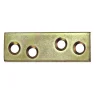 Sistemi Di Fissaggio- Lastrine diritte 100 x 15 mm. - zincate giallo - 4 pz.