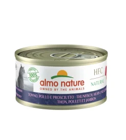 New Lattina 70 grammi con tonno pollo e prosciutto - Alimenti Umido Gatto