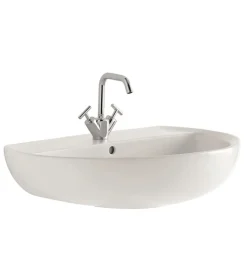 Ceramiche E Accessori- Lavabo in ceramica bianco "colibri 2", geberit