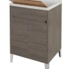 Mobiletti Multiuso|Lavatoio rovere scuro 2 ante, 60x84x50 cm