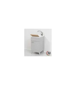 Online Lavatoio "slim" rovere grigio, 45x50x83 cm Mobiletti Multiuso