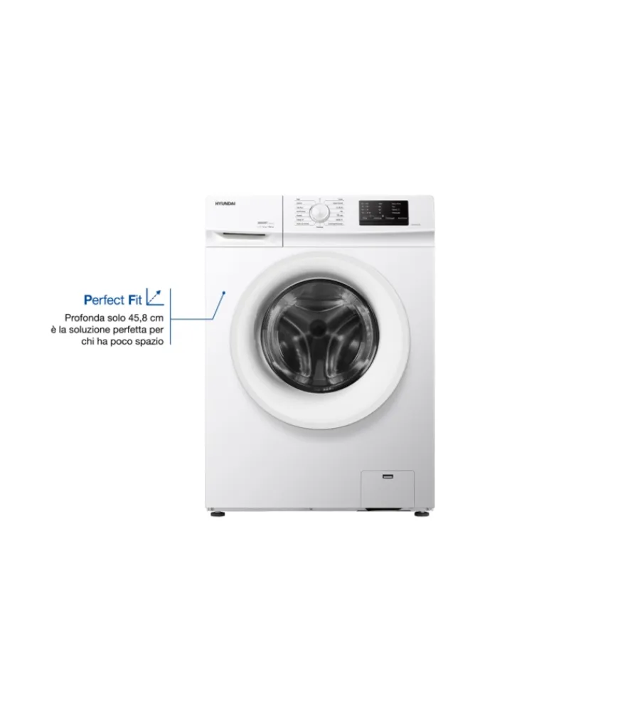 Grandi Elettrodomestici-Hyundai Lavatrice slim "lbhn-6his10s" carico 6 kg