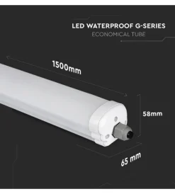 Clearance Led impermeabile 48 w 4000 k 5760 lm, 150 cm Illuminazione Per Interno