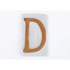 Ferramenta Per Esterno- Lettera civico "d" in terracotta