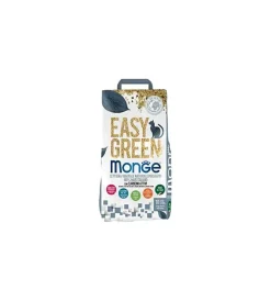 Lettiere E Sabbia- Lettiera igienica per gatti vegetale monge "easy green" 10 litri