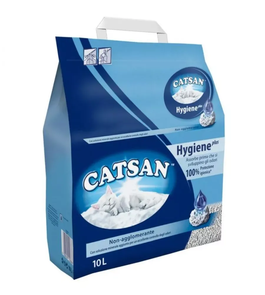 Lettiere E Sabbia- Lettiera igienica per gatti catsan inodore 10 litri