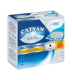 Lettiere E Sabbia|Lettiera igienica per gatti catsan "active fresh" 8 litri