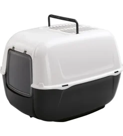 Sale Lettiera toilette gatto chiusa "prima" nero 39,5x52,5x38 cm Lettiere E Sabbia