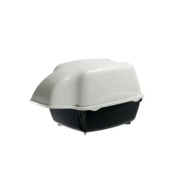 Ferplast Lettiere E Sabbia|Lettiera toilette gatto per esterno chiusa "cosmic outdoor" grigio e nero 43,5x73,5x41 cm