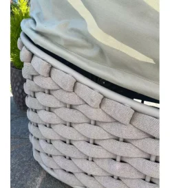 Mobili Da Giardino E Accessori|Lettino da giardino reclinabile con parasole a due posti riviera