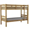 Online Letto a castello "marsiglia" in pino massello miele 202x98x150 cm Letti E Comodini