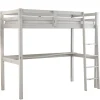 Sale Letto a soppalco con scrivania "nizza" in pino massello bianco 202x98x176 cm Letti E Comodini