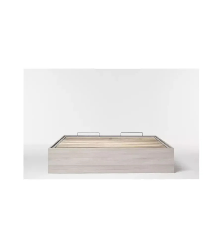 Letti E Comodini|Letto matrimoniale contenitore "bed box" olmo naturale 160x190 cm