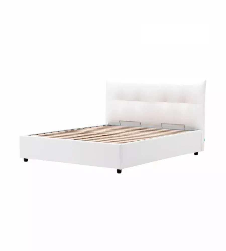 Best Letto matrimoniale contenitore "easy" bianco 160x190 cm Letti E Comodini