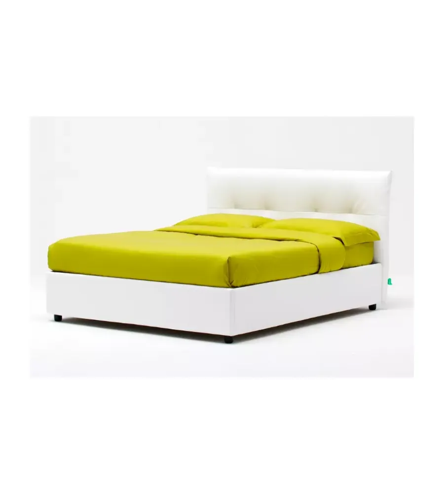 Best Letto matrimoniale contenitore "easy" bianco 160x190 cm Letti E Comodini