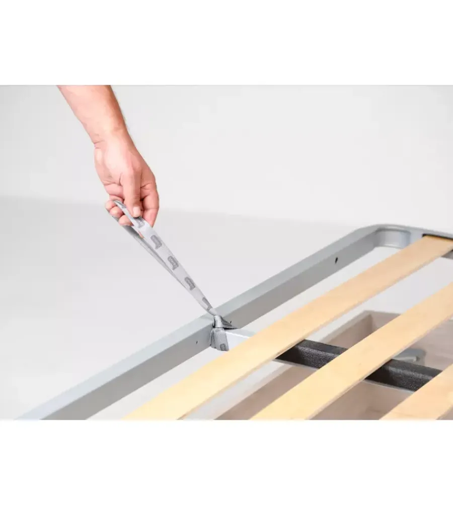 Letti E Comodini|Letto matrimoniale contenitore con piedini "hi box" olmo naturale 160x190 cm