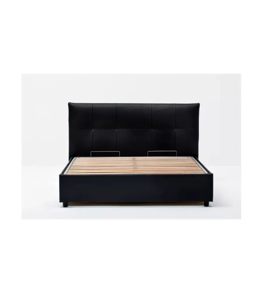 Sale Letto matrimoniale contenitore "easy" nero 160x190 cm Letti E Comodini