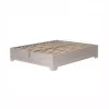 Letti E Comodini|Letto matrimoniale contenitore con piedini "bed box" olmo naturale 160x190 cm