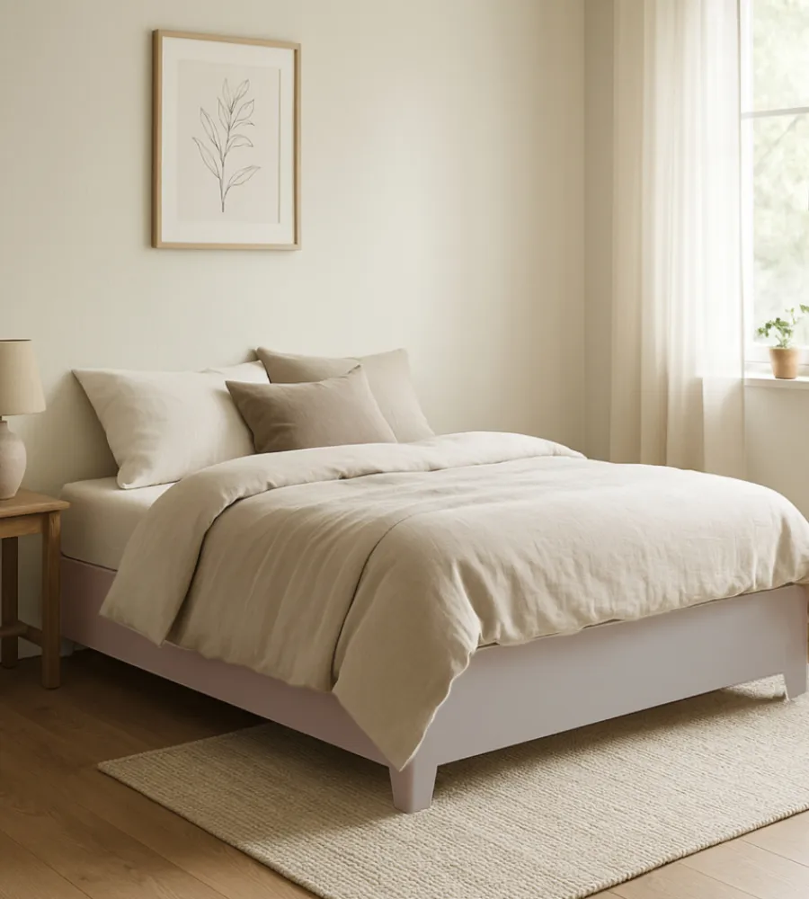 Letti E Comodini|Letto matrimoniale contenitore con piedini "bed box" olmo naturale 160x190 cm
