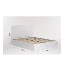 New Letto matrimoniale contenitore 