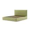 Letti E Comodini|Letto matrimoniale contenitore "zoom" in tessuto verde 160x190 cm