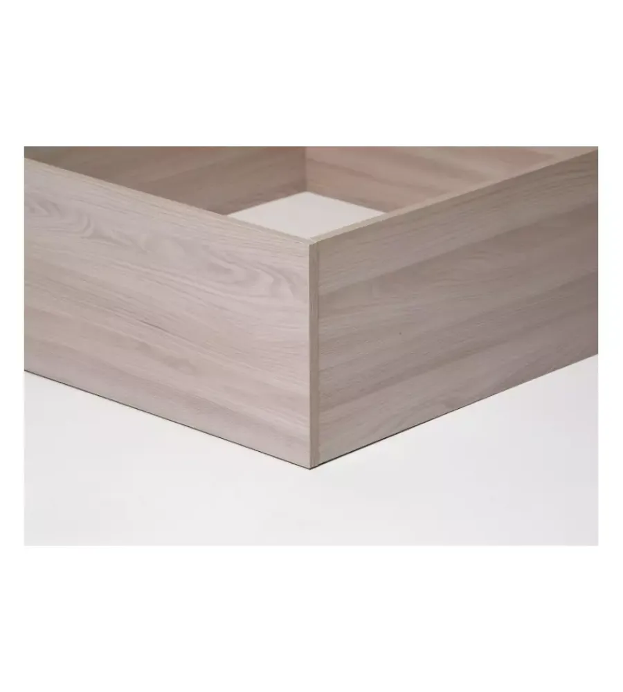 Letti E Comodini- Letto piazza e mezza contenitore "hi box" olmo naturale 120x190 cm