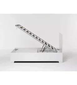 New Letto piazza e mezza contenitore con piedini