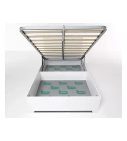 New Letto piazza e mezza contenitore con piedini