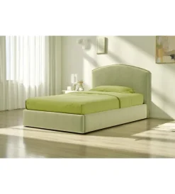 Letti E Comodini- Letto piazza e mezza contenitore 
