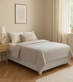Hot Letto piazza e mezza contenitore con piedini "bed box" olmo naturale 120x190 cm Letti E Comodini