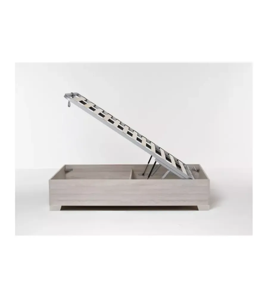 Hot Letto piazza e mezza contenitore con piedini "bed box" olmo naturale 120x190 cm Letti E Comodini