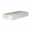 Letti E Comodini|Letto singolo contenitore "bed box" bianco 90x190 cm