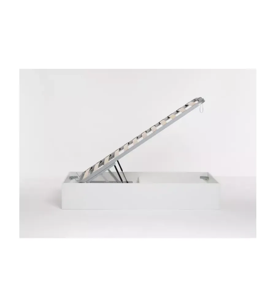 Letti E Comodini|Letto singolo contenitore "bed box" bianco 90x190 cm