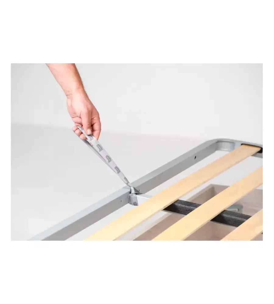 Hot Letto singolo contenitore con piedini "hi box" olmo naturale 90x190 cm Letti E Comodini