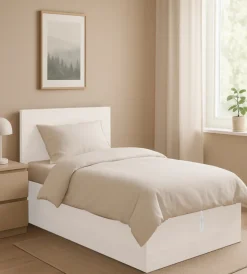 Letti E Comodini- Letto singolo contenitore "hi box" bianco 90x190 cm