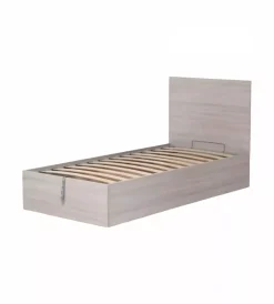Letti E Comodini- Letto singolo contenitore "hi box" olmo naturale 90x190 cm