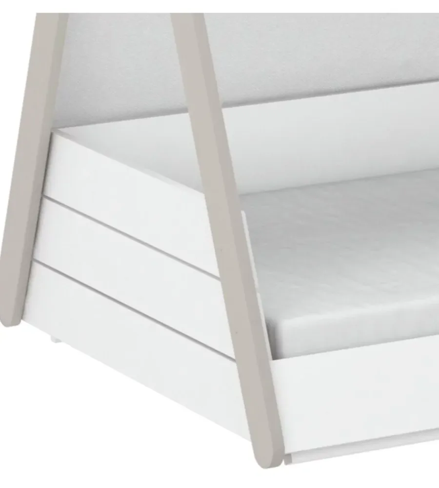Sale Letto singolo per bambini a tenda 95,6x159,5x107,7 cm Letti E Comodini