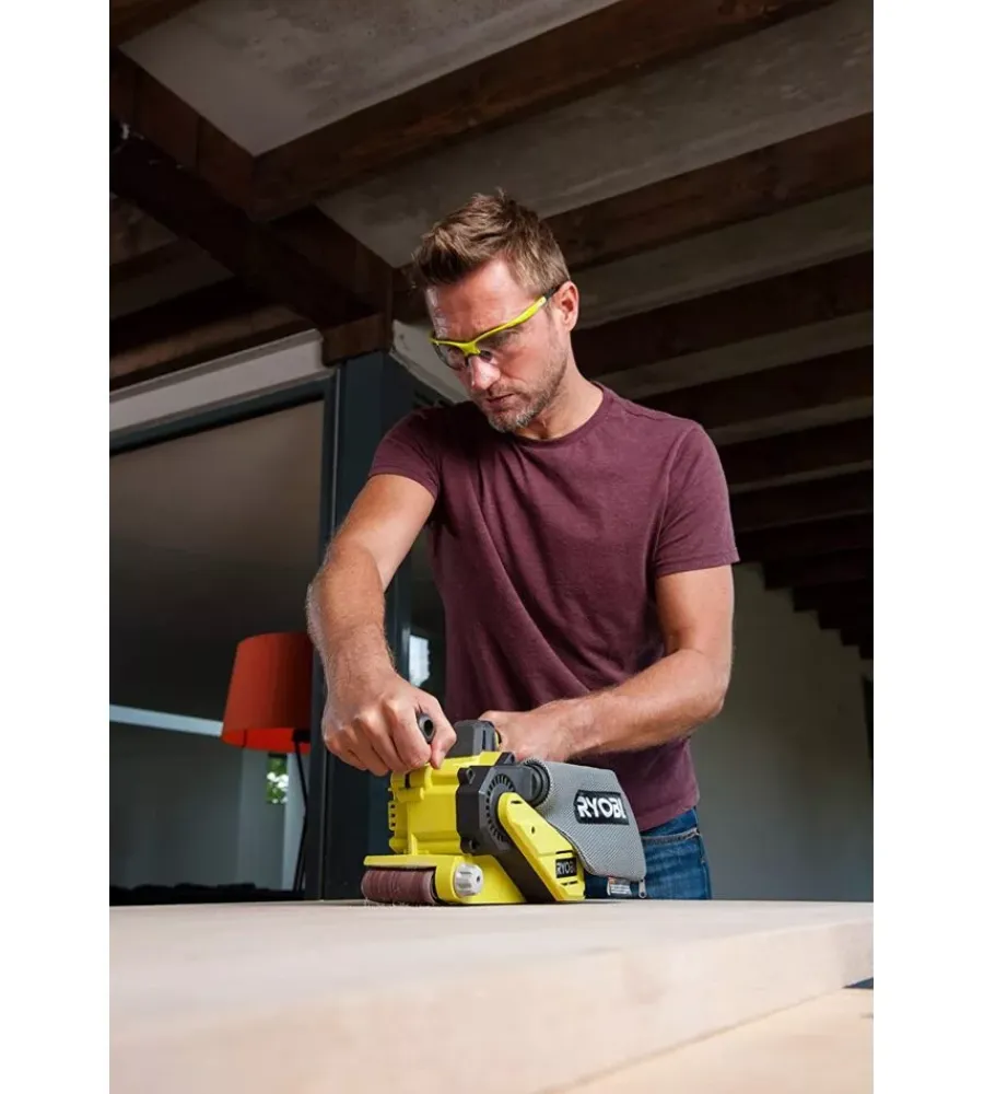 Levigatrici-Ryobi Levigatrice a nastro a batteria "r18bs-0" 18v, solo corpo macchina