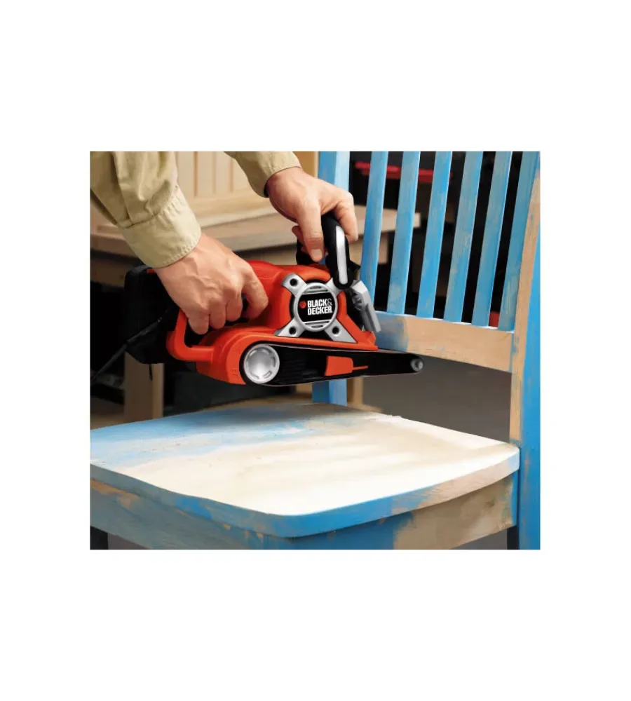 Levigatrici-Black+Decker Levigatrice a nastro black&decker "ka88-qs" 700 w