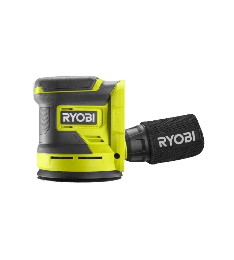 Ryobi Levigatrici|Levigatrice rotorbitale a batteria "r18ros-0" 18v, solo corpo macchina