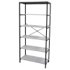 Best Libreria 5 ripiani "industrial" grigio 80x30x180 cm Mobili Da Ingresso