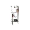 Best Libreria in metallo bianca e grigia con 4 ripiani, 60x32x148 cm Librerie