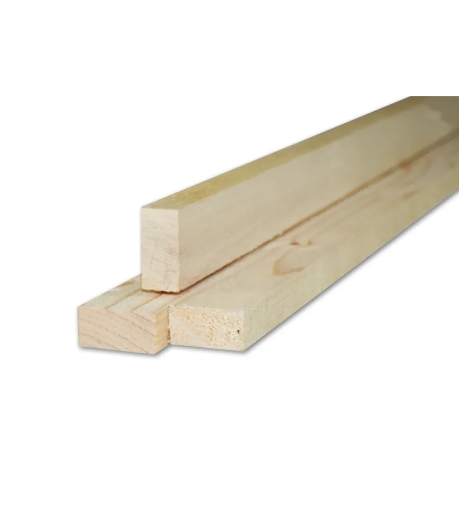 Listelli Abete Segati|Listello in abete grezzo 20 x 50 x 2000 mm
