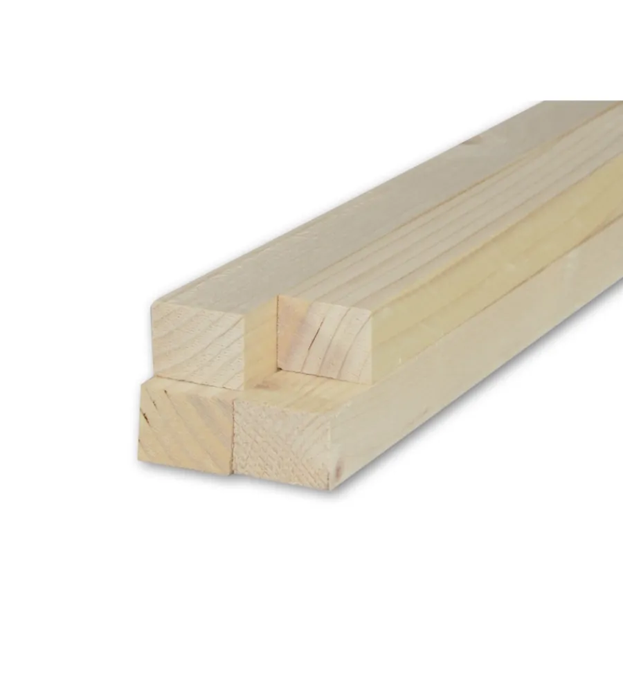 Sale Listello in abete grezzo 30 x 40 x 2000 mm Listelli Abete Segati