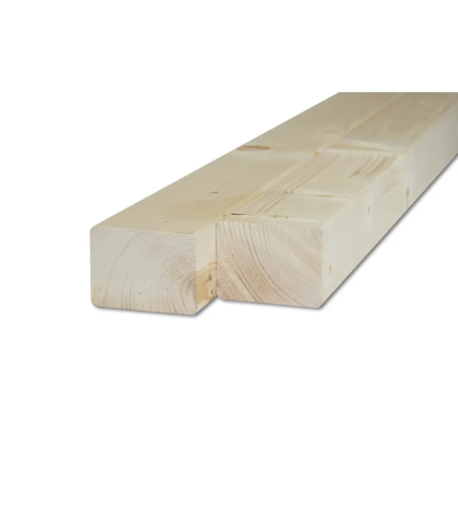 Listelli Abete Piallati|Listello in abete piallato 60 x 80 x 1000 mm