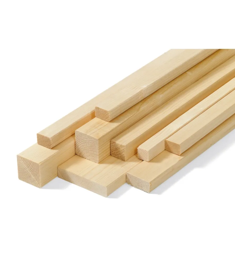 Listelli Abete Piallati- Listello in abete piallato 10 x 40 x 1000 mm