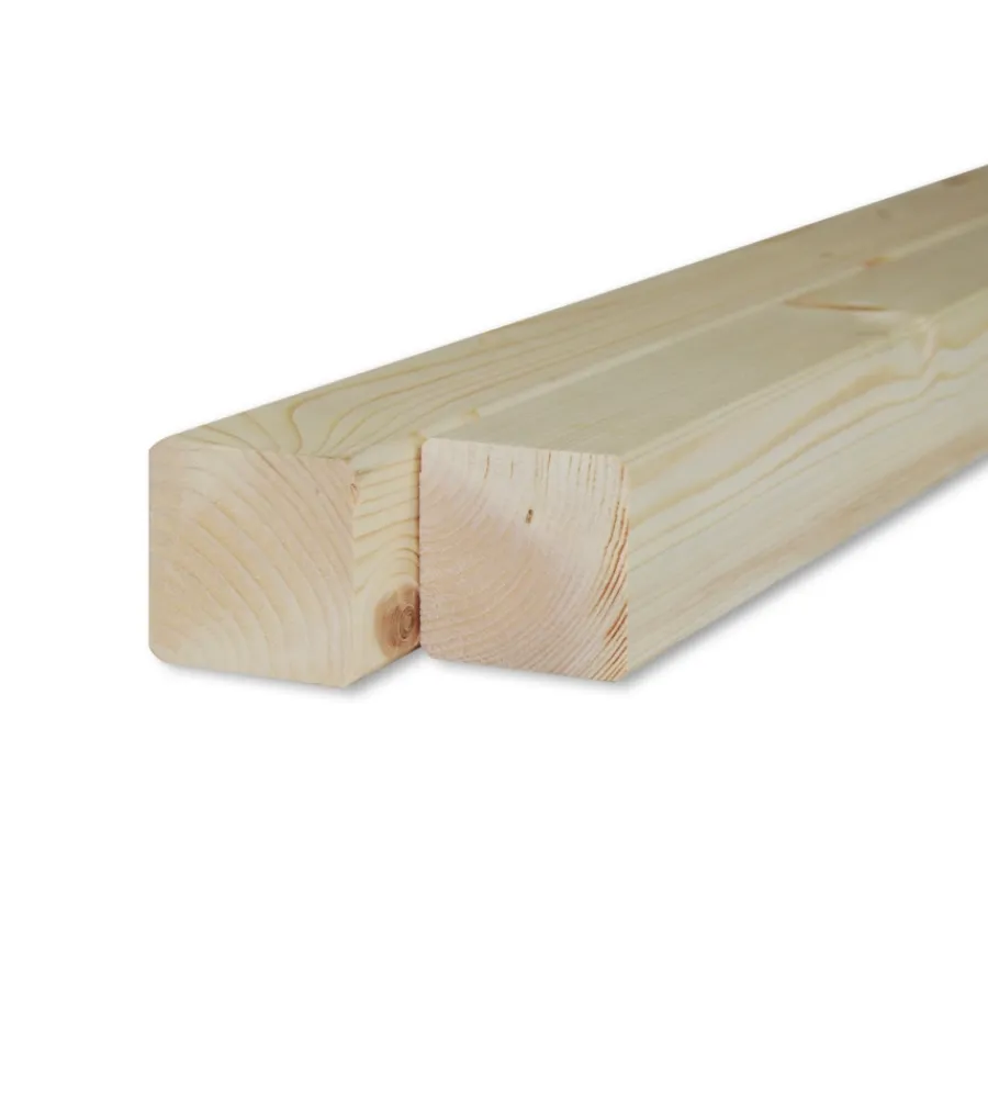 Listelli Abete Piallati- Listello in abete piallato 80 x 80 x 3000 mm
