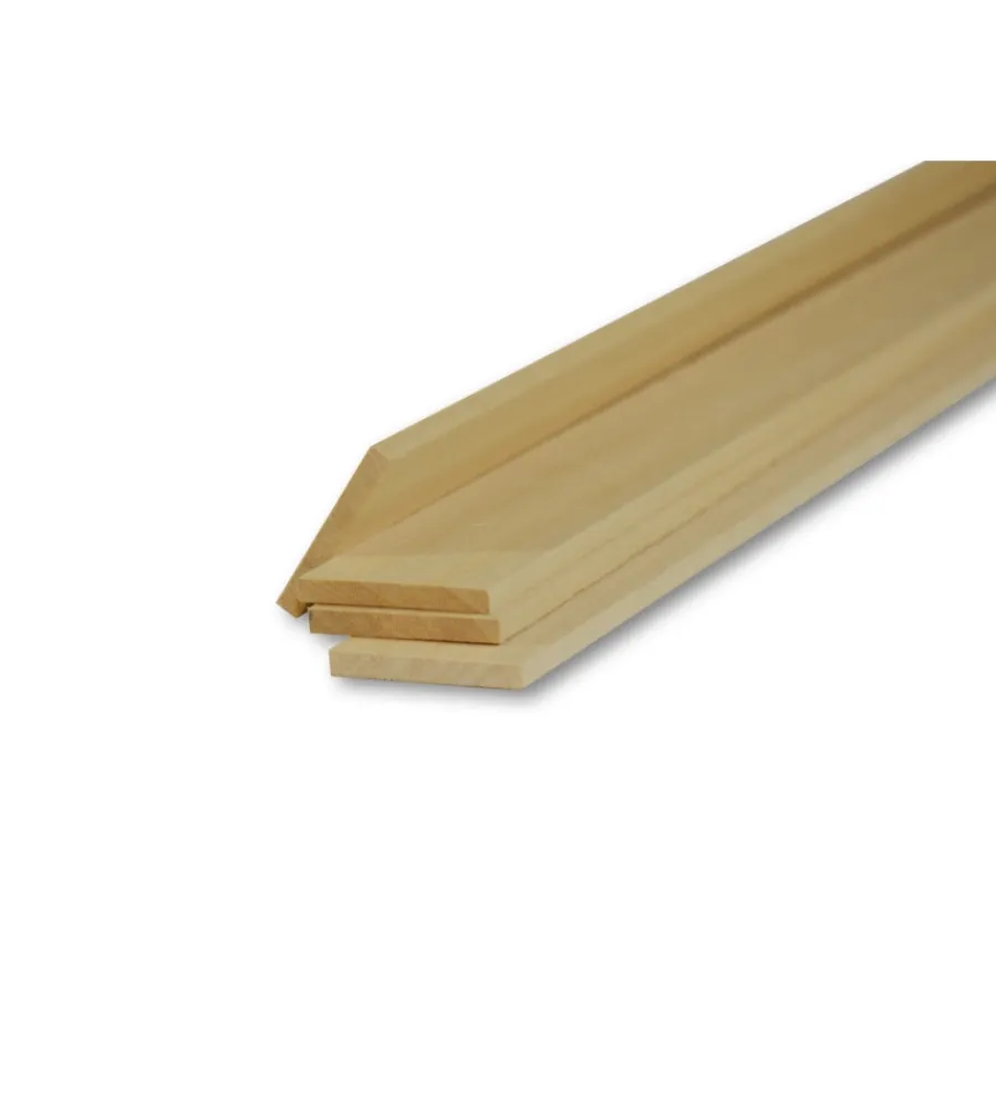 Listelli Ayous Piallati- Listello in samba/ayous 10 x 50 x 2500 mm