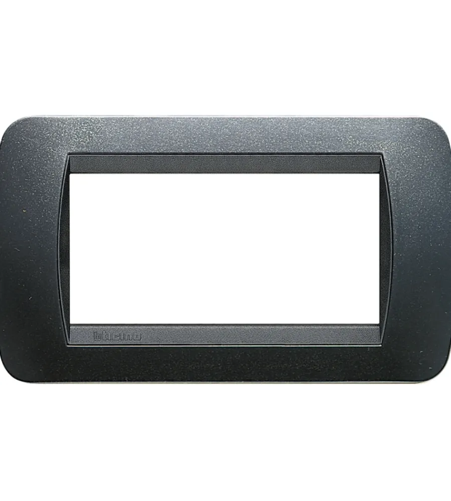 Serie Civili- Living int placca 4p plast. acciaio s.