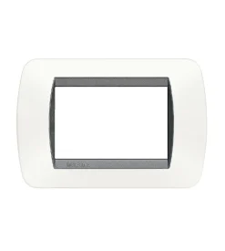 Serie Civili|Living int placca 3p plastica bianco satinato - bticino.